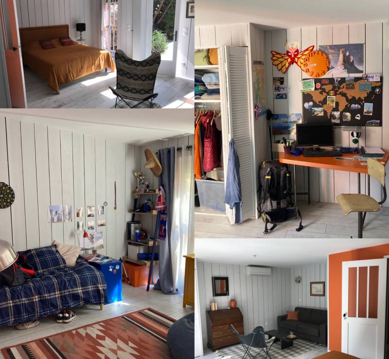 La suite Safran de la Villa d'Orient Marseille, transformée en chambre d'adolescent pour Plus Belle la Vie, série culte sur Marseille